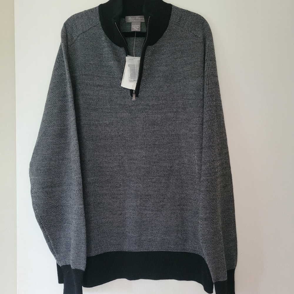 Daniel Cremieux Sweater Merino Wool Blend L
